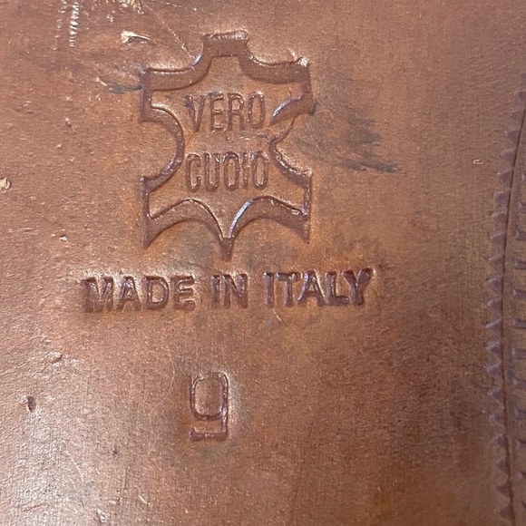 Rangoni Firenze Black Italian Leather Men’s Oxford Dress Shoe size 9 - Picture 10 of 11